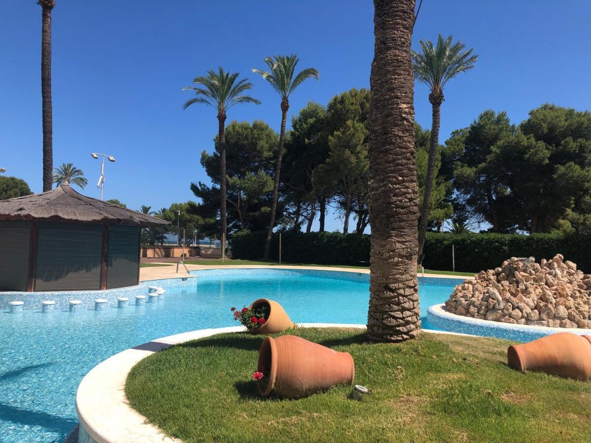 Cullera - Florazar II Con Piscina, Tenis Y Club Social Bagian luar foto